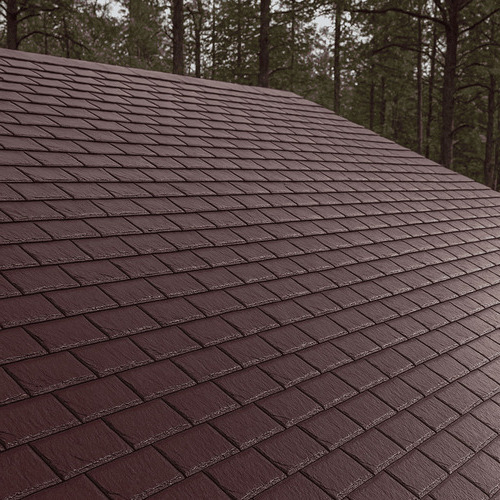 synthetic slate roof